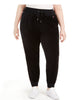 Tommy Hilfiger Women's Sport  Sweatpants Fitness Jogger Pants Black  0X - thumbnail