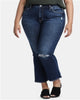 Silver Jeans Co. Women's Trendy  Ripped Bootcut Jeans Blue  16X26 - thumbnail