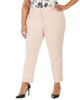 Calvin Klein Women's  Slim It Straight Leg Dress Pants Pink  24W - thumbnail