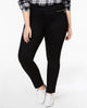 Tommy Hilfiger Women's   Gramercy Pull-On Jeans Black 14W - thumbnail