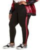 Lala Anthony Women's Trendy   Side-Stripe Black  2X - thumbnail