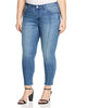 Seven Dials Women's  Denim Studded Ankle Jeans Blue  22W - thumbnail