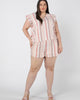 Adriella Flutter Sleeve Gauze Top - thumbnail