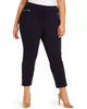 Calvin Klein Women's   Cropped Zipper-Pocket Pants Blue  18W - thumbnail