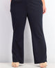 Calvin Klein Women's   Button-Detail Dress Pants Blue  16W - thumbnail