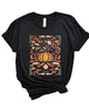 Fall Floral Grunge Short Sleeve Graphic Tee - thumbnail