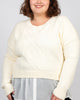 Ophelia Faux Layered Knit Sweater Shirt Effect - thumbnail