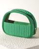 Ezra Quilted Nylon Half-Moon Cosmetic Pouch - thumbnail