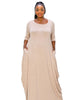 Evelyn Bubble Hem Pocket Dress - thumbnail