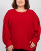 Eloise Oversized Blouse Long Sleeves Solid - thumbnail