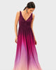 Ombre Print Georgette Maxi Dress - thumbnail