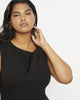 Twisted Shoulder Sheath Dress - thumbnail