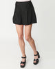 Smak Parlour Black Pleated Shorts - thumbnail