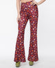 Smak Parlour Purple Pumpkin & Mushrooms Find Your Flare Pants - thumbnail