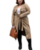 Evelyn Lux Soft Knit Long Cardigan - thumbnail