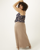 Adriatic Ruched Foldover Maxi Skirt - thumbnail