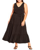 Nadia Tiered Maxi Dress - thumbnail