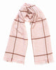 Mixed Patten Soft Tweed Scarves Pink - thumbnail