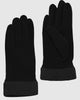 Cozy And Stylish Plush Touch Sensitive Winter Gloves Black - thumbnail