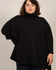 Eliana Relaxed Turtleneck Sweater Black - thumbnail