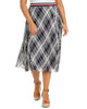 Tommy Hilfiger Women's Plus Plaid Midi Skirt -Blue Size 2X - thumbnail