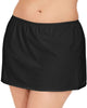 Island Escape Women's Plus Swim Skirt Swimsuit Black Size 22W - thumbnail