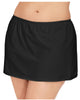Island Escape Women's Plus Swim Skirt Swimsuit Black Size 18W - thumbnail