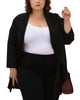Patricia Mini Accordion Pleats Waterfall Cardigan - thumbnail