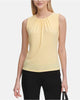 Calvin Klein Women's Plus Pleated Top Yellow Size 3X - thumbnail