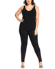 City Chic Women's Trendy Plus Size V-Neck Knit Top Black Size 22W - thumbnail