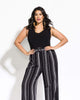 City Chic Women's Trendy Plus V Neck Knit Top Black Size XS - thumbnail