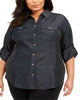 New York Collective Women's Plus Blouse Black Size 3XL - thumbnail