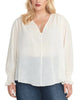 Rachel Roy Women's Trendy Plus Size Lulu Top White Size 2X - thumbnail