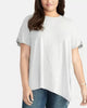 RACHEL Rachel Roy Women's Trendy Plus Size Split-Sleeve Asymmetrical Top Gray Size 1X - thumbnail