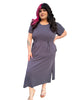 Flutter Sleeve A-Line Dress - thumbnail