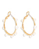 Mini Isla Pearl Hoop - thumbnail