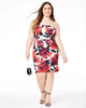 B Darlin Women's Trendy Plus Size Strapless Bodycon Dress White Size 14 - thumbnail