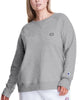 Champion Women's Plus Power Blend Boyfriend Sweatshirt Gray Size 3X - thumbnail