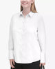 Calvin Klein Women's Plus Cotton Collared Shirt White Size 18W - thumbnail