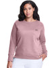 Champion Women's Plus Power Blend Boyfriend Sweatshirt Pink Size XX-Large - thumbnail