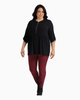 Janet Zip-Neck Blouse - thumbnail