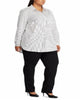 Ralph Lauren Women's Plus Box Pleated Cotton Shirt White Size XL - thumbnail