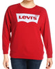Levi's Womens Plus Cozy Comfy Sweatshirt Red Size 3X - thumbnail