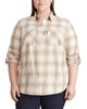 Ralph Lauren Women's Plus Plaid Roll Tab Sleeve Shirt White Size 2XL - thumbnail