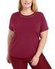Michael Kors Women's Plus Studded T-Shirt Red Size 1X - thumbnail