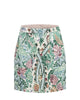 Jacquard Floral Mini Skirt - thumbnail
