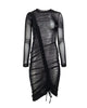 Mesh Ruched Dress - thumbnail