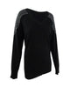 City Chic Women's Trendy Plus Dream Shoulder Sweater Black Size 22W - thumbnail