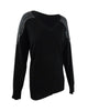 City Chic Women's Trendy Plus Dream Shoulder Sweater Black Size 24W - thumbnail