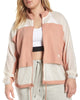 Nike Women's Plus Sportswear Mesh Jacket Pink Size 1X - thumbnail